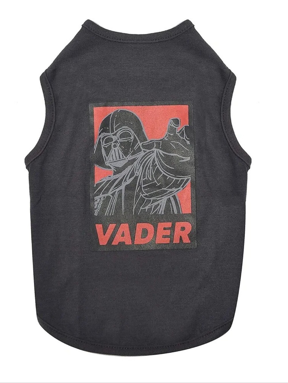 Star Wars Vader Graphic Tank Top for Dogs- Black & Red